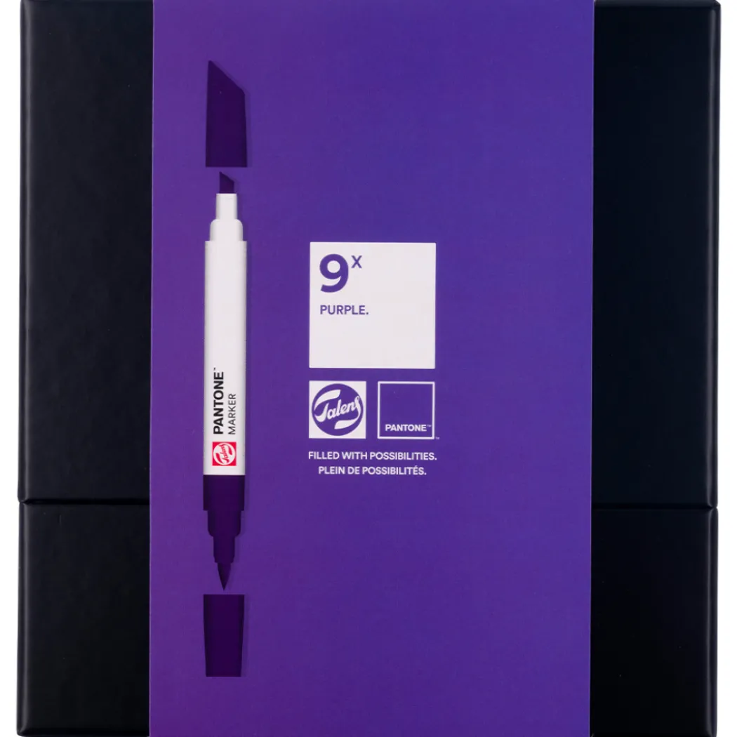 Marker 9-set Purple