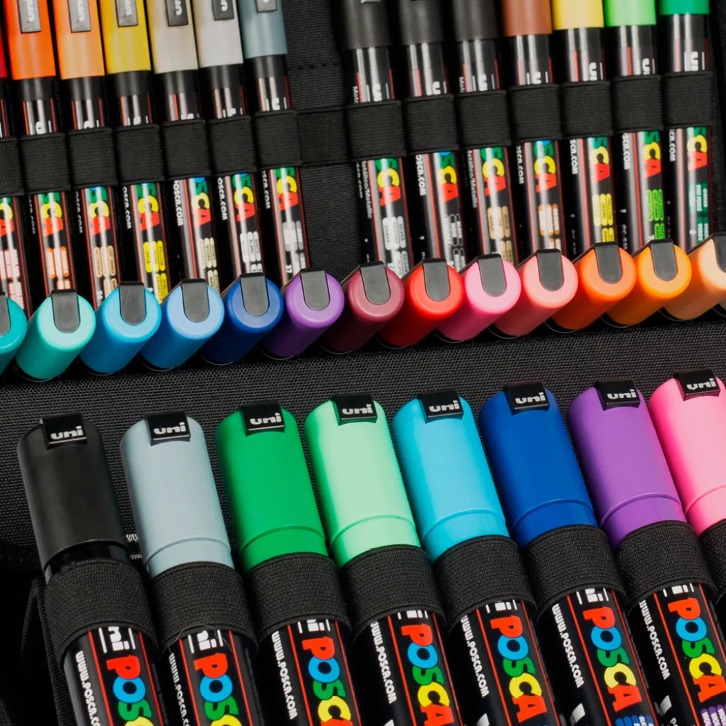 Marker 60-set Rubbercase
