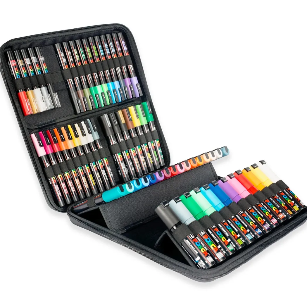 Marker 60-set Rubbercase