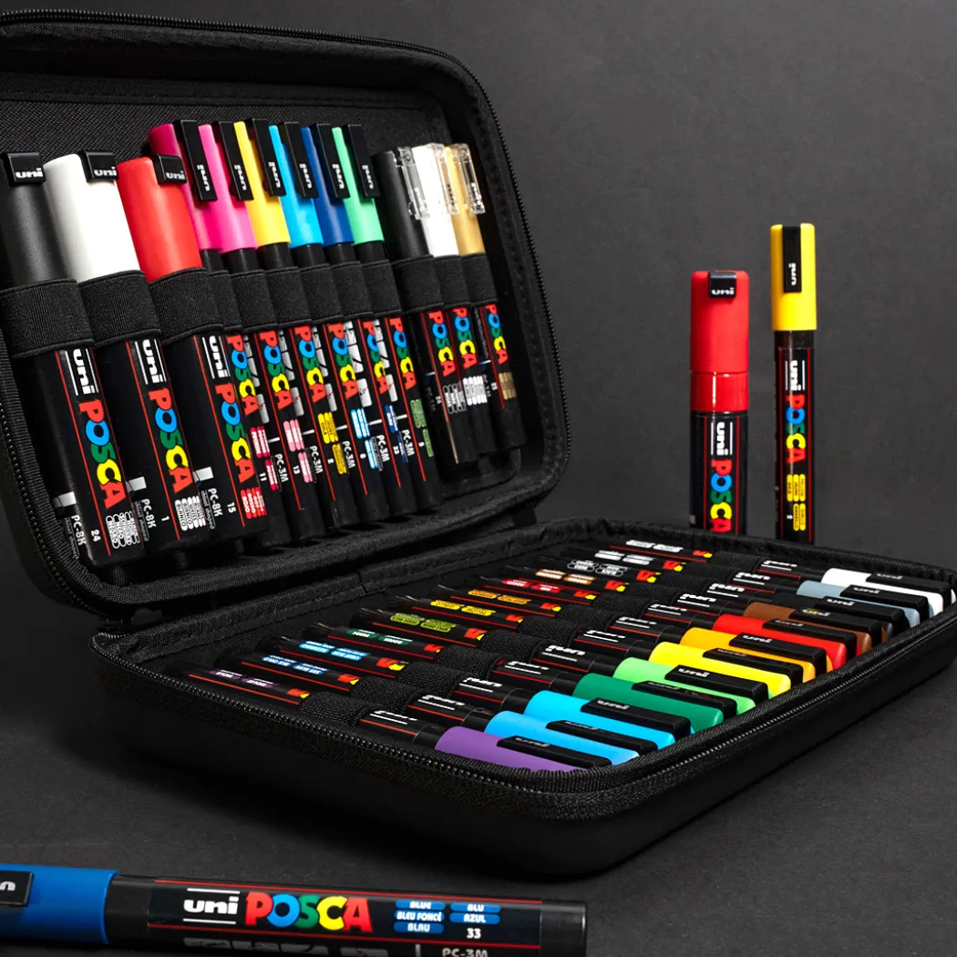 Marker 24-set Rubbercase