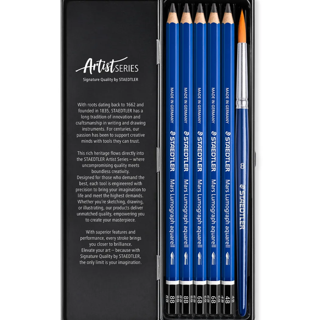 Mars Lumograph Aqua 5-pack