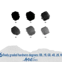 Mars Lumograph Black 6-set