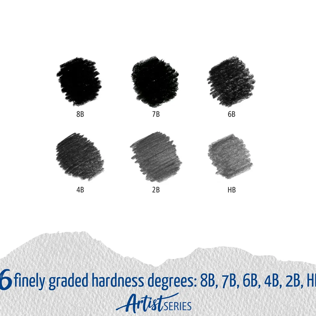 Mars Lumograph Black 6-set