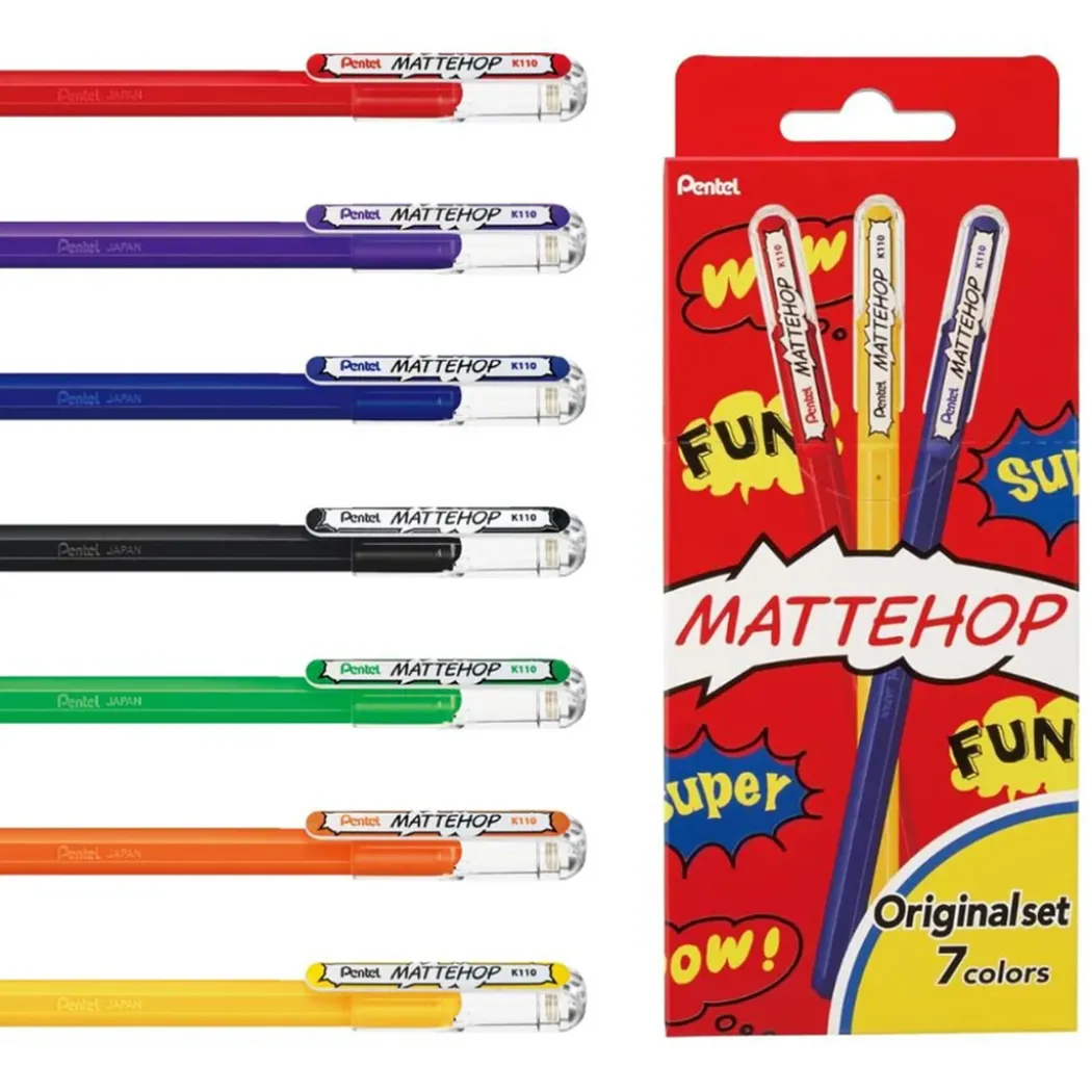 Mattehop Gelpenna Original Colours 7-pack