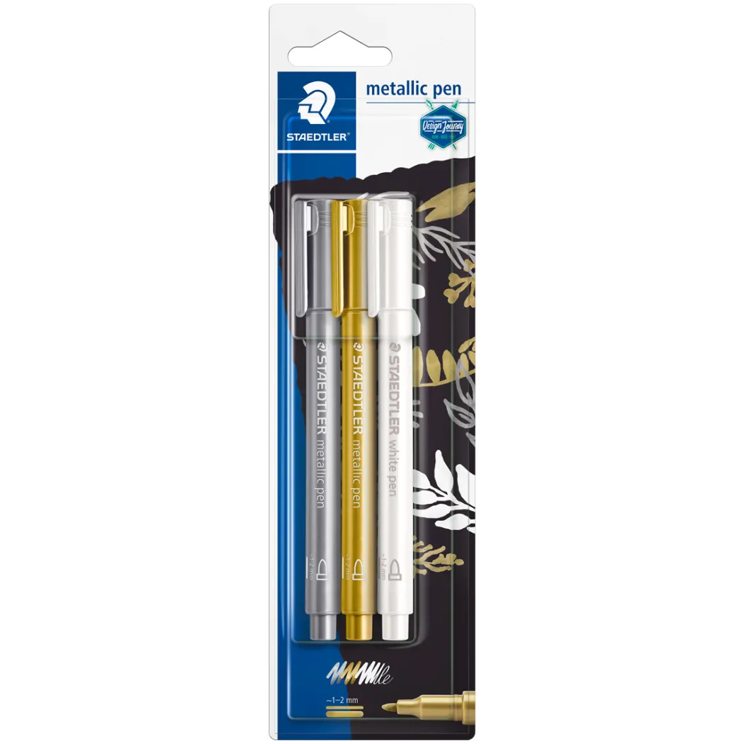 Metallic pen 3-pack