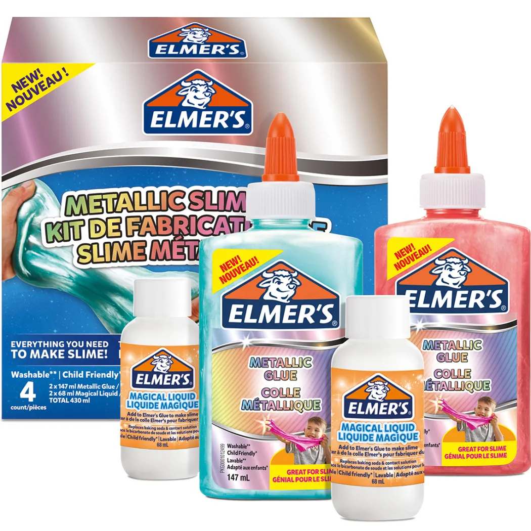 Metallic Slime Kit 4 delar
