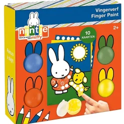 Miffy Fingerfärg 4 färger + 10 bilder