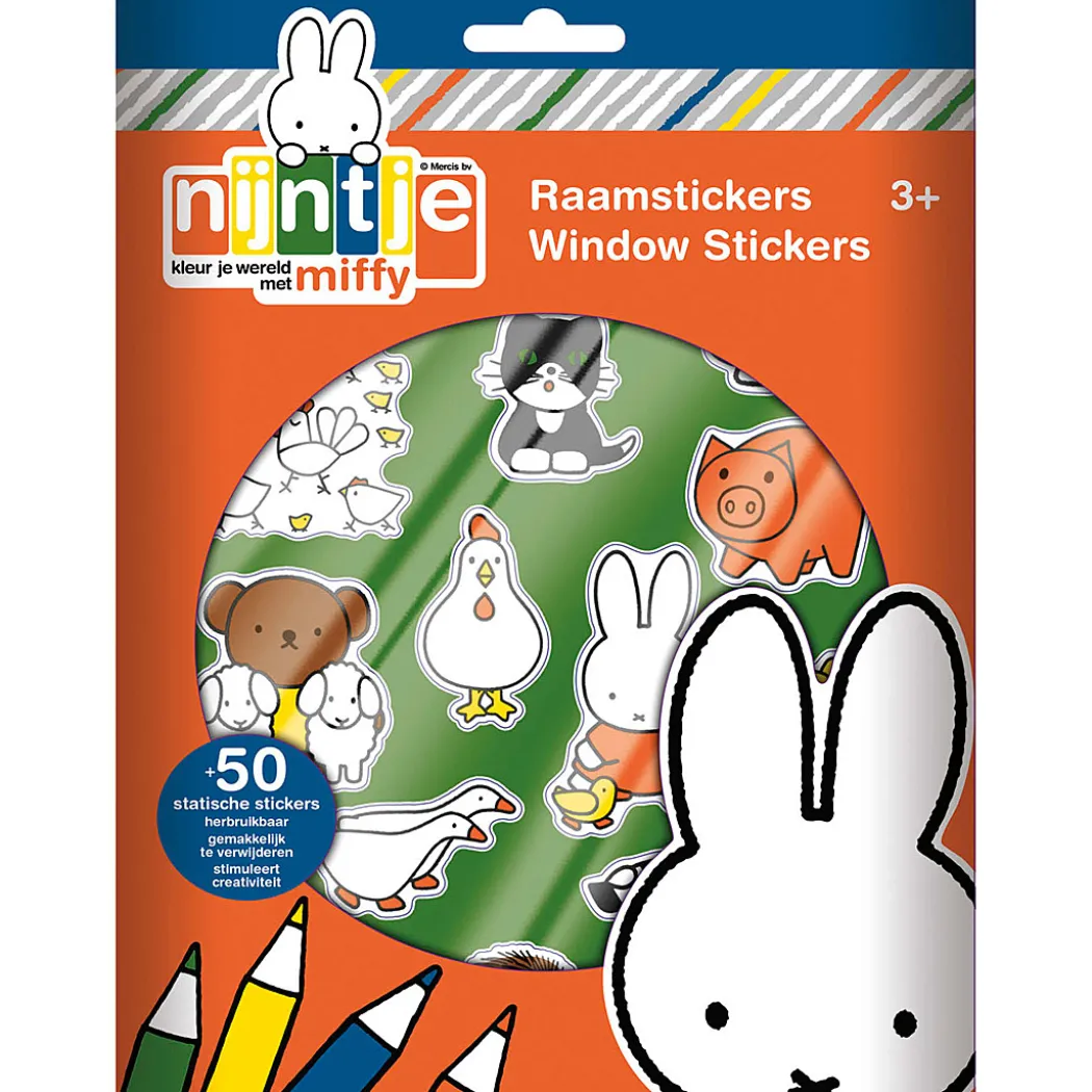 Miffy Fönsterstickers (3 år+)
