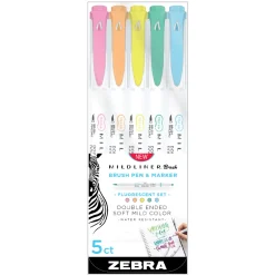 Mildliner Brush 5-pack Fluorescent
