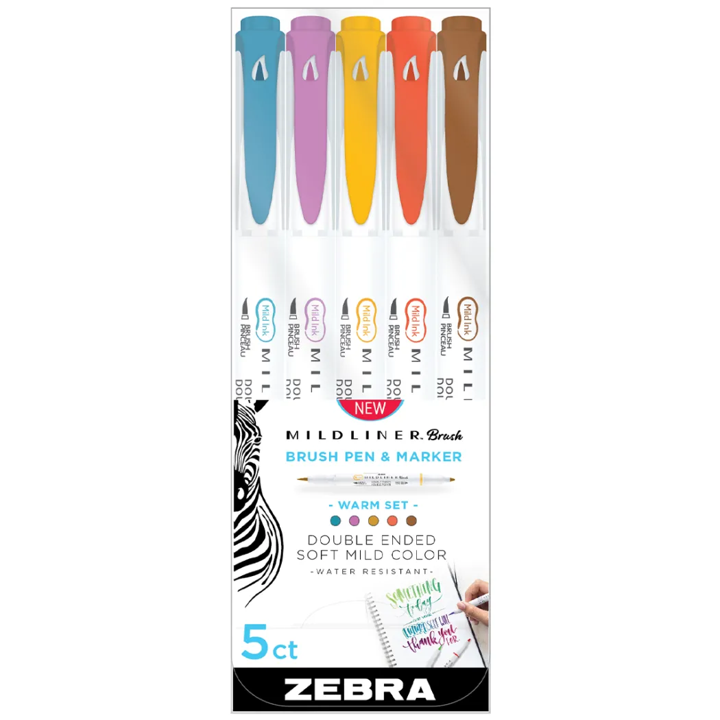 Mildliner Brush 5-pack Warm