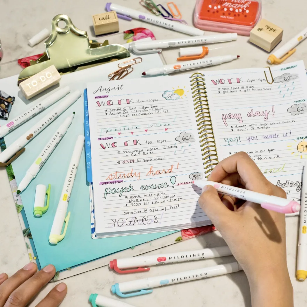 Mildliner 5-pack Favorites set
