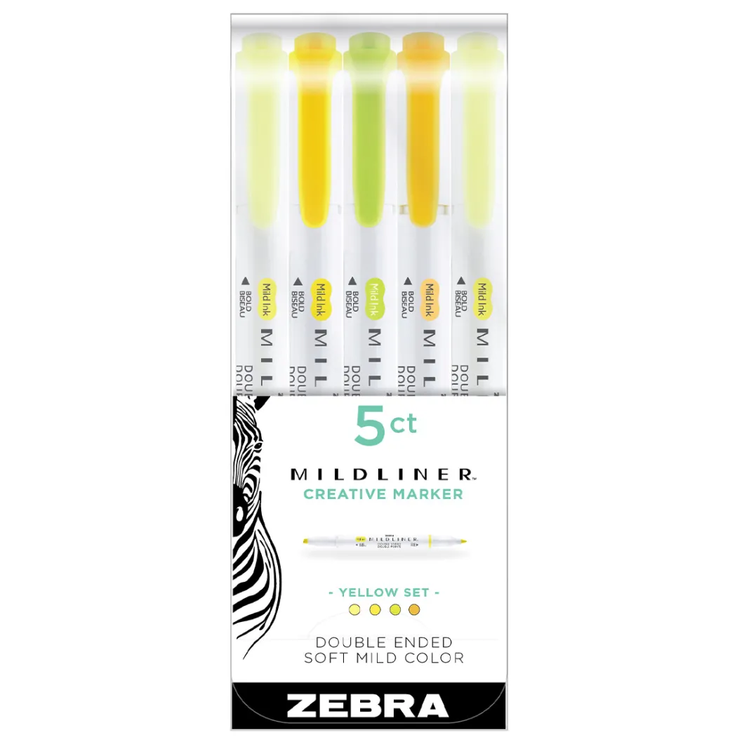 Mildliner 5-pack Yellow Tones