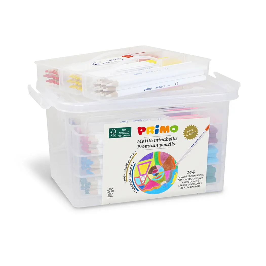 Minabella Färgpennor Skola 144-pack