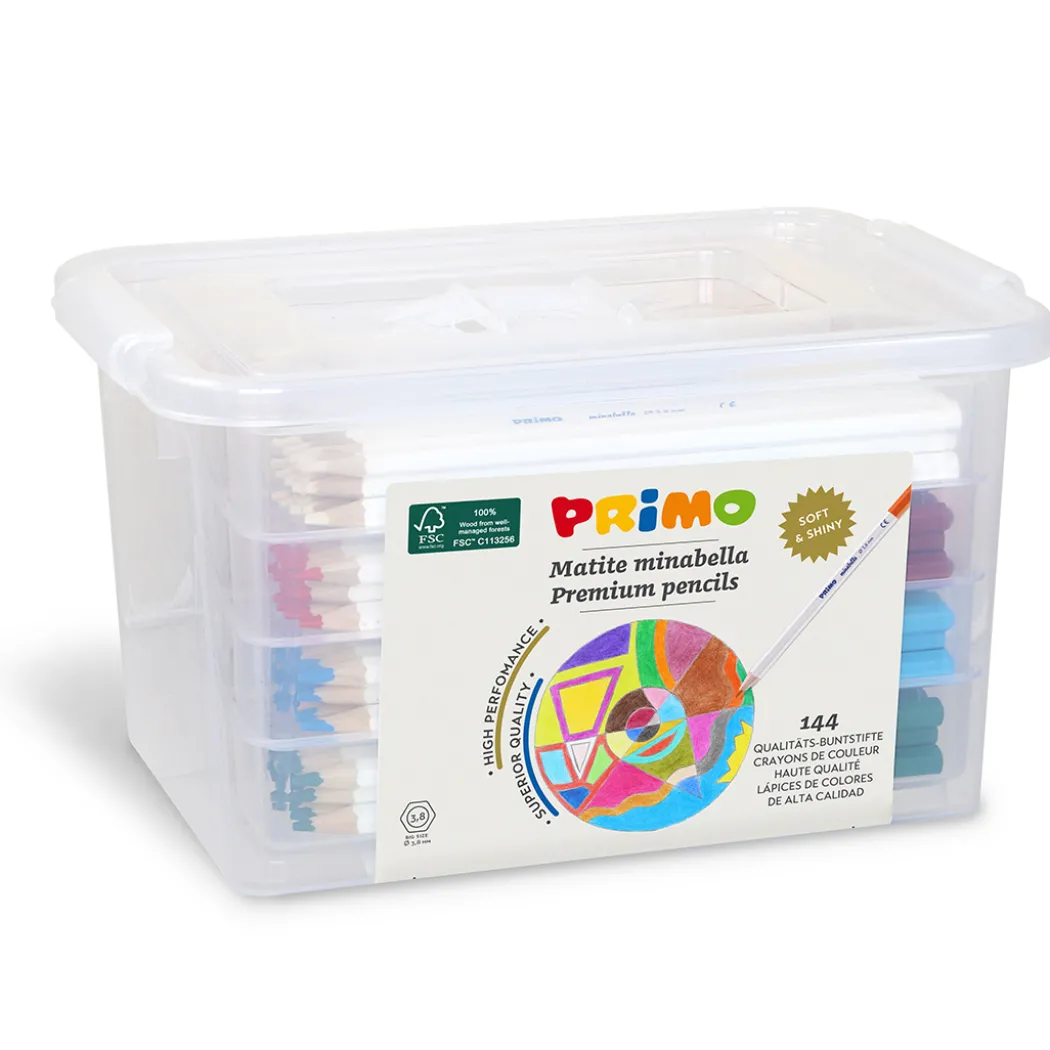 Minabella Färgpennor Skola 144-pack