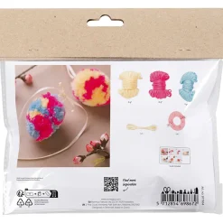 Mini DIY-kit Pompom-ägg