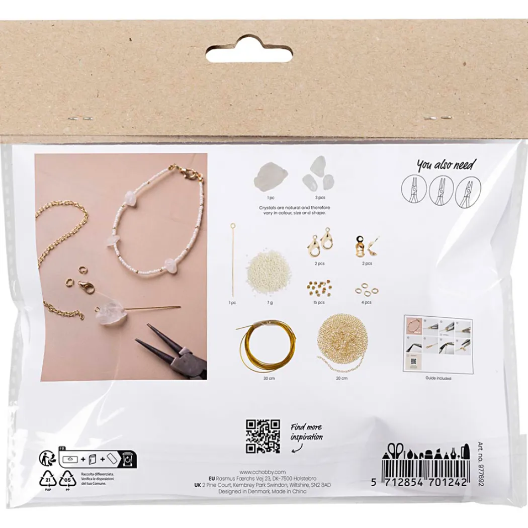 Mini DIY-kit Smycken Bergkristall