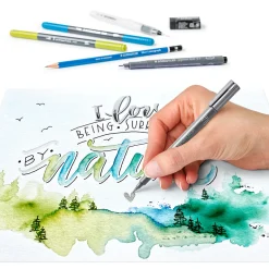 Mixed Hand lettering & Akvarellfärg 11-set