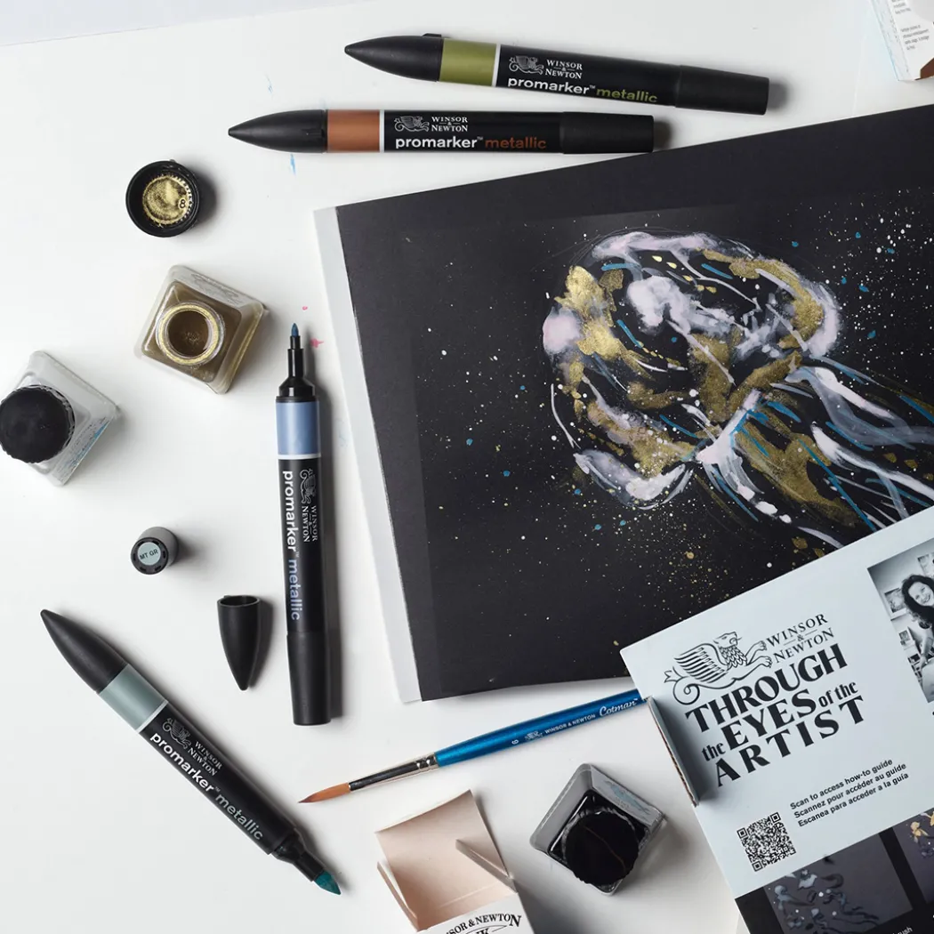 Mixed Media Metallic 10-set