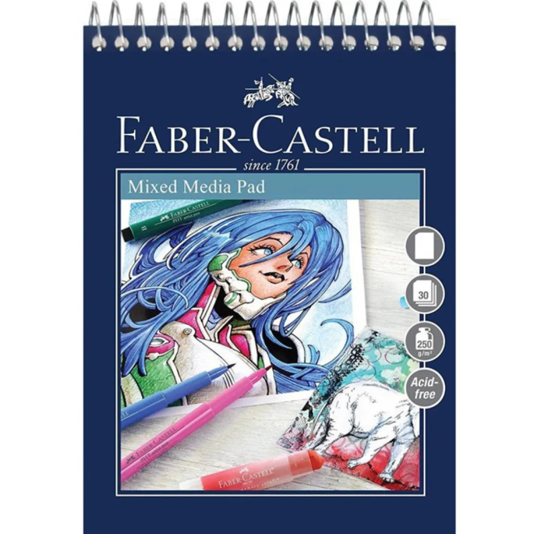 Mixed Media Pad A3 Spiralblock