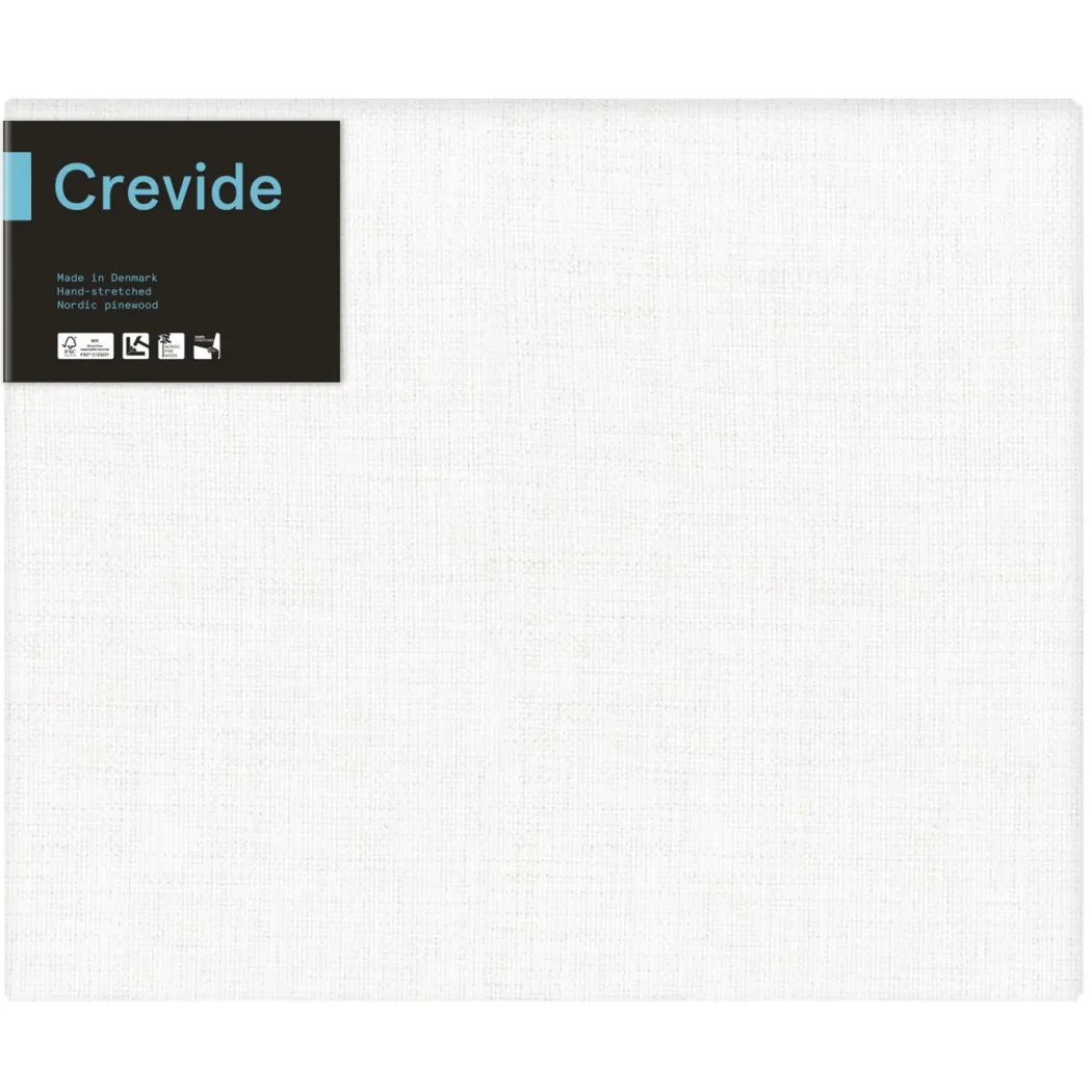 Målarduk Linne Vit 55x46 (F10)