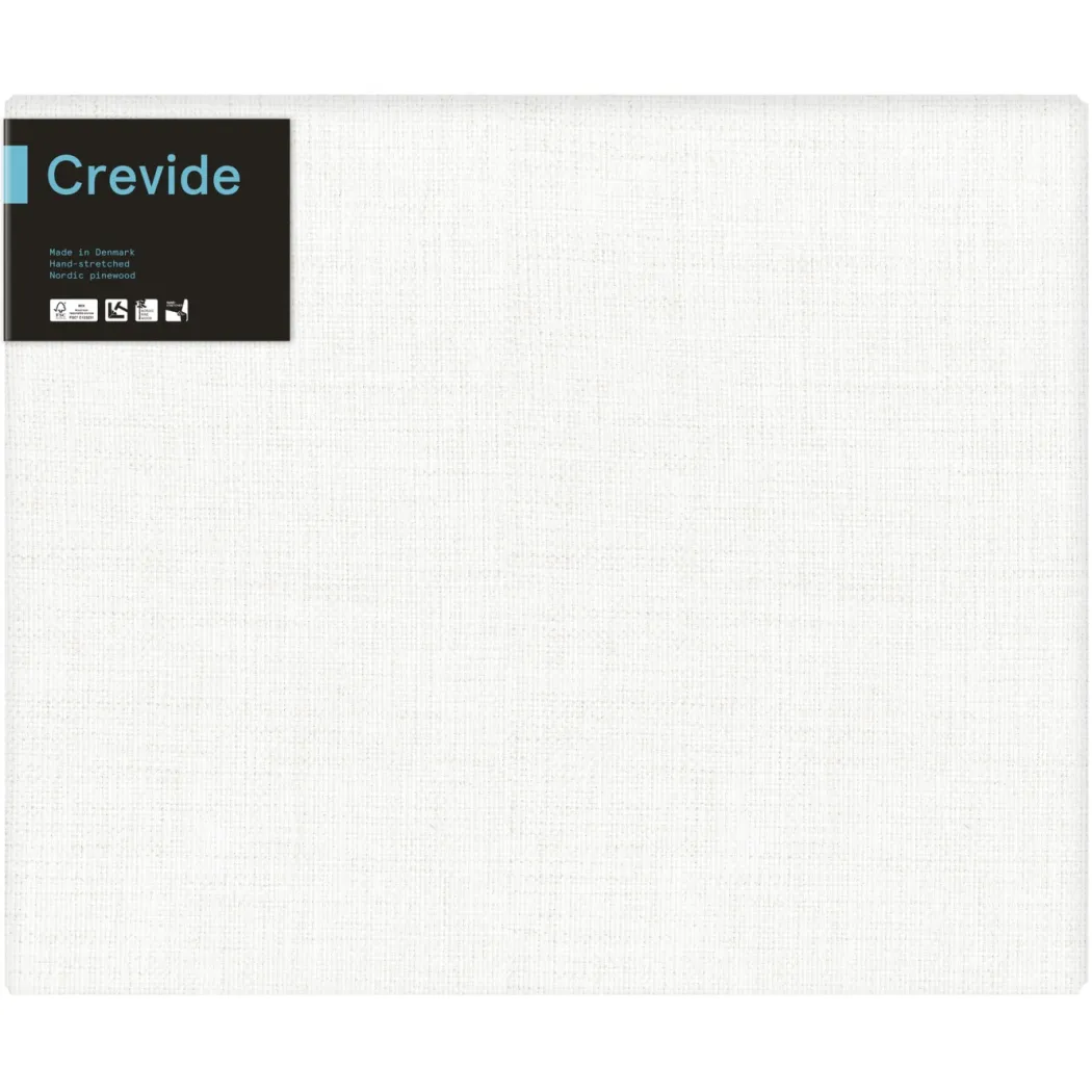 Målarduk Linne Vit 65x54 (F15)