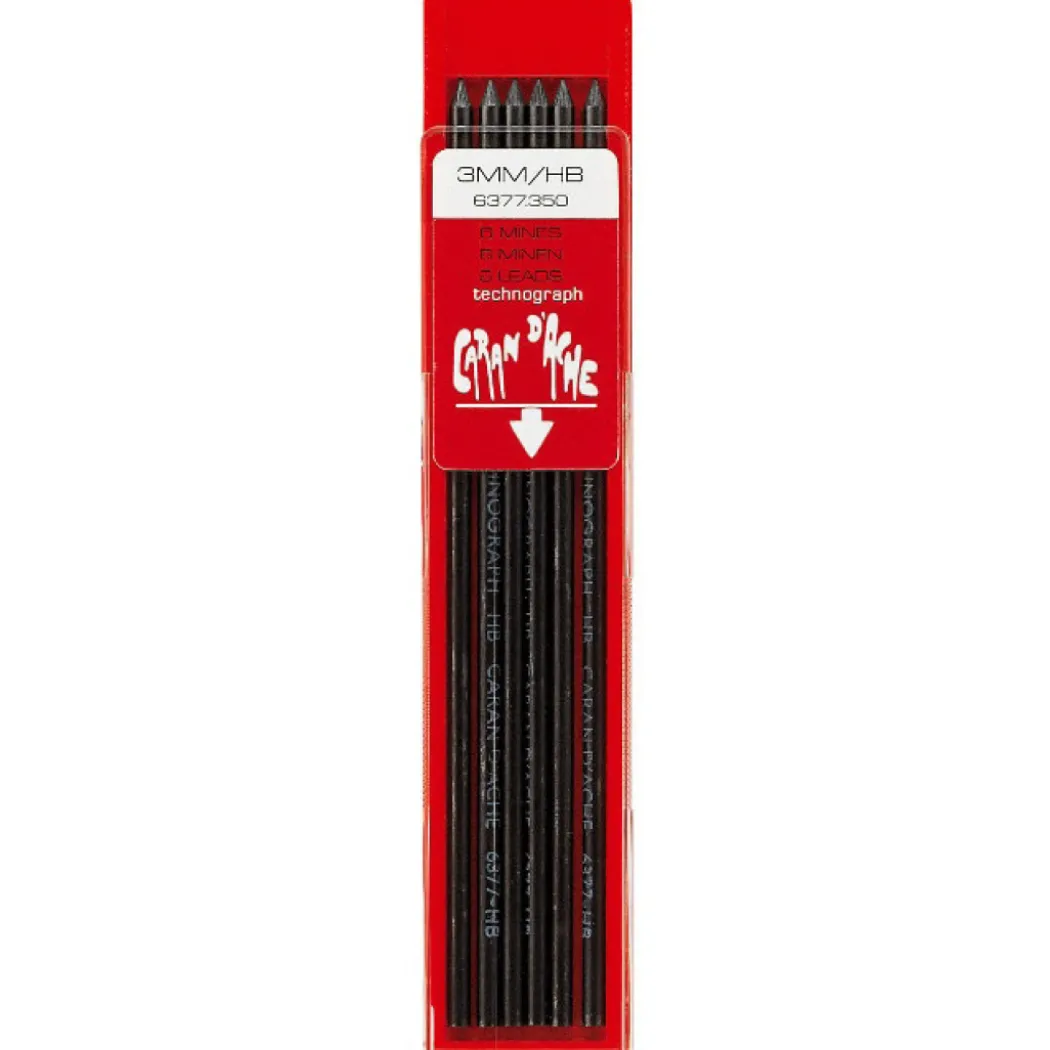 3 mm stift 6-pack Technograph