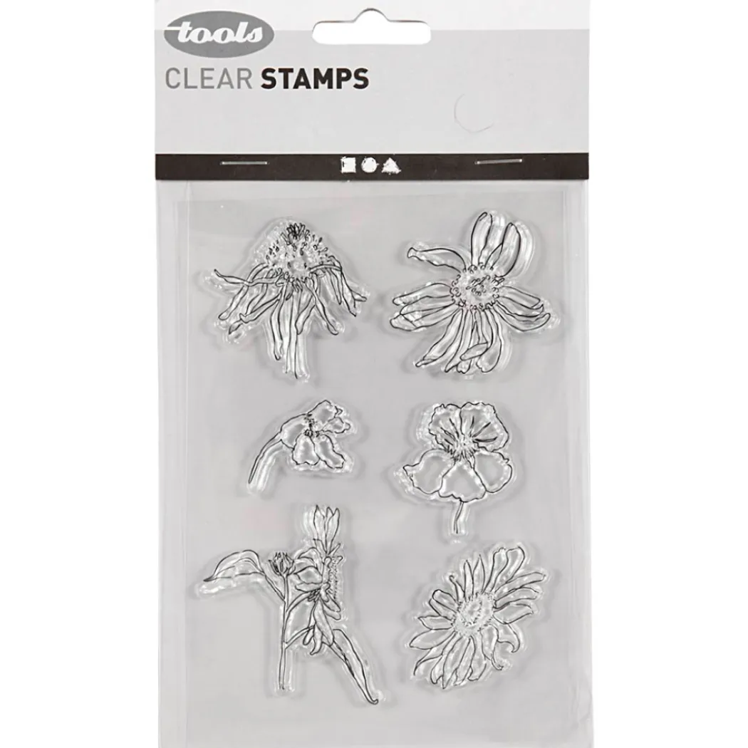 Motivstämplar Clear Stamps Blommor