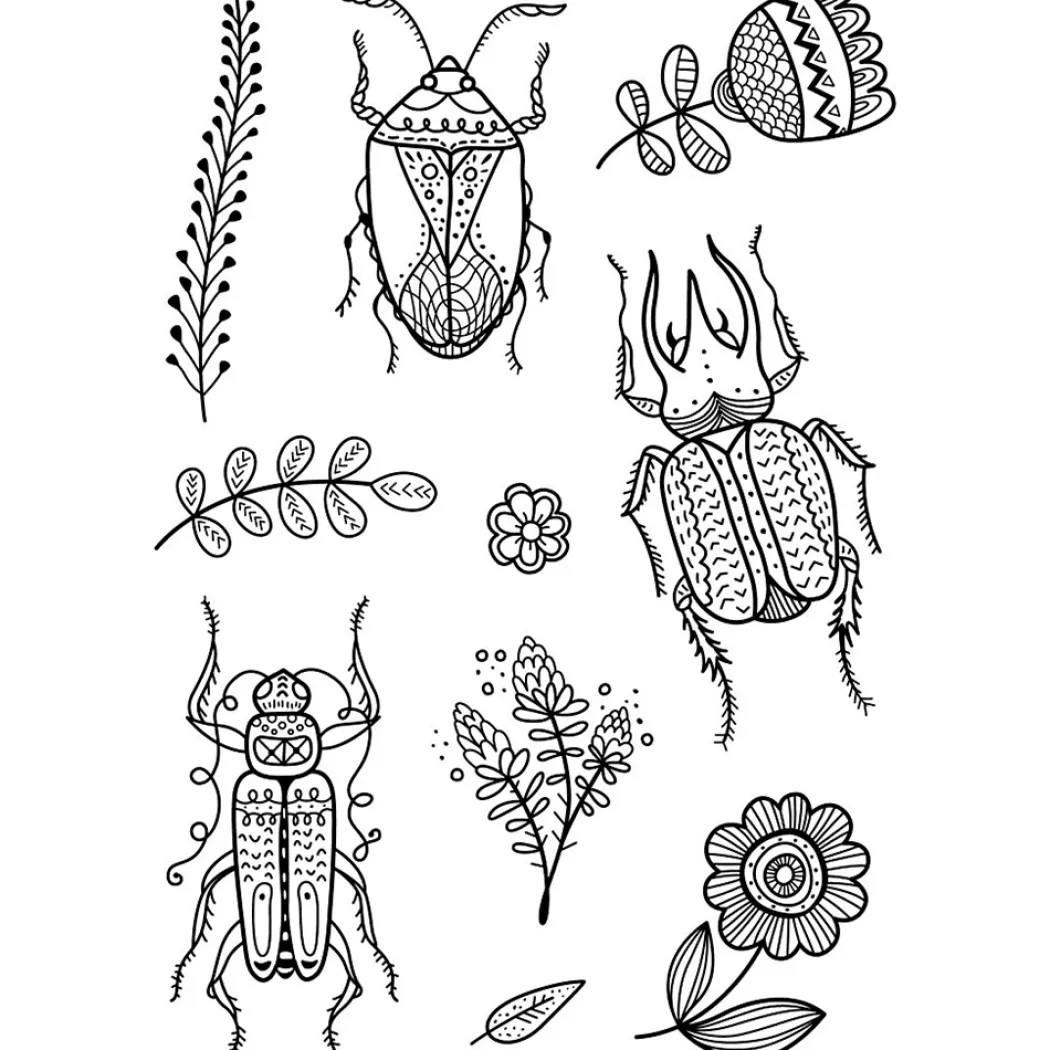 Motivstämplar Clear Stamps Insekter