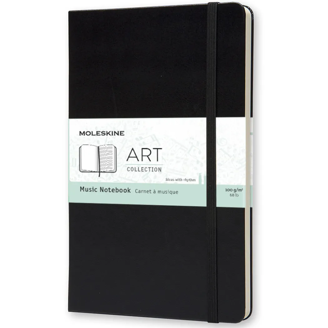 Music Notebook ART collection Large Black