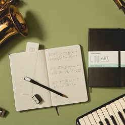 Music Notebook ART collection Large Black