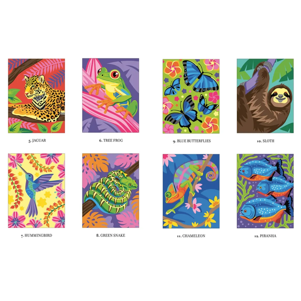 Mystery Coloring Wild Animals