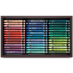 Neocolor II Aquarelle 84-set i träskrin