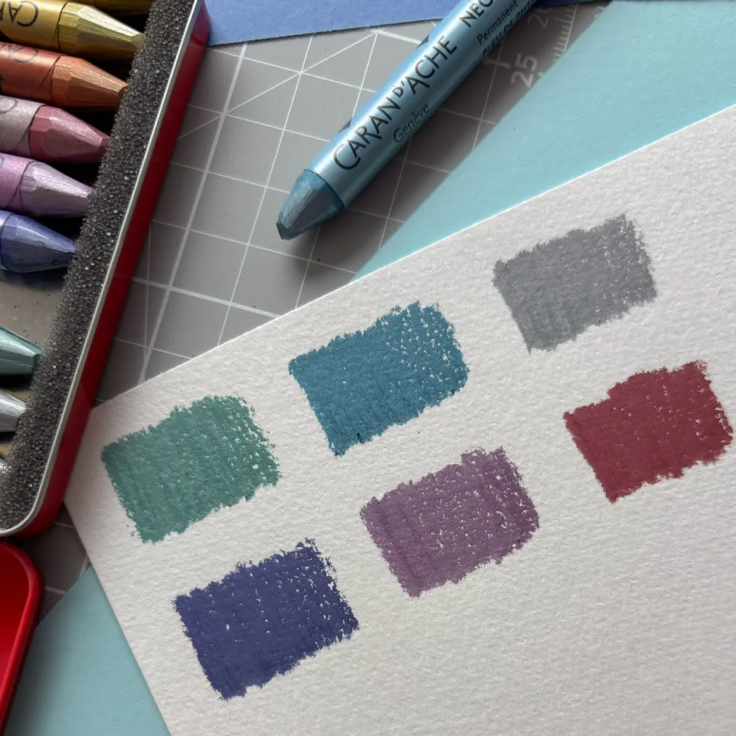 Neocolor I Pastellkritor Metallic 10-set