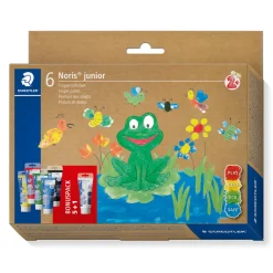 Noris Junior Fingerfärg 6x75 ml (2 år+)