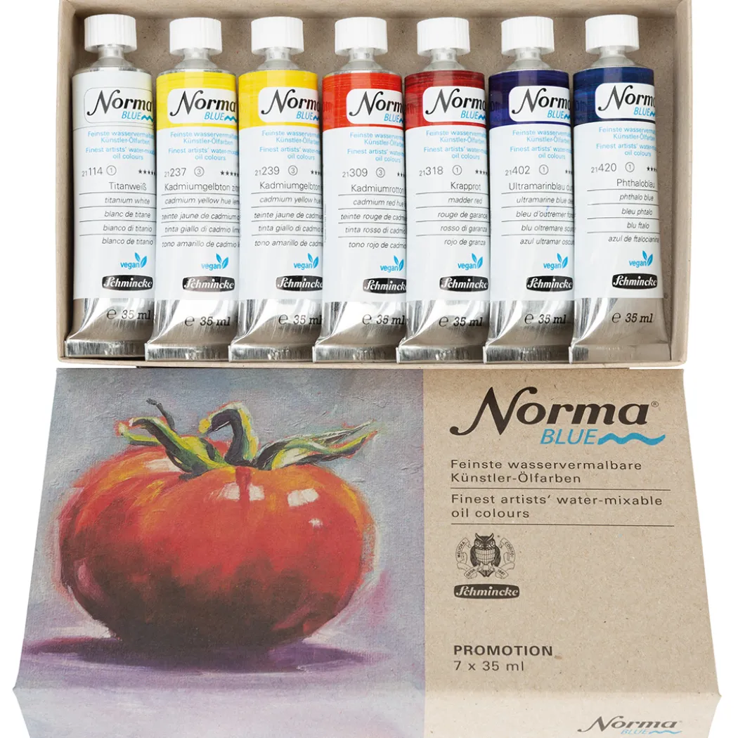 Norma Blue Oljefärg 7x35 ml