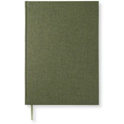Notebook A4 Linjerad Khaki Green