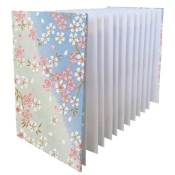 Notebook Goshuincho Blue Flower