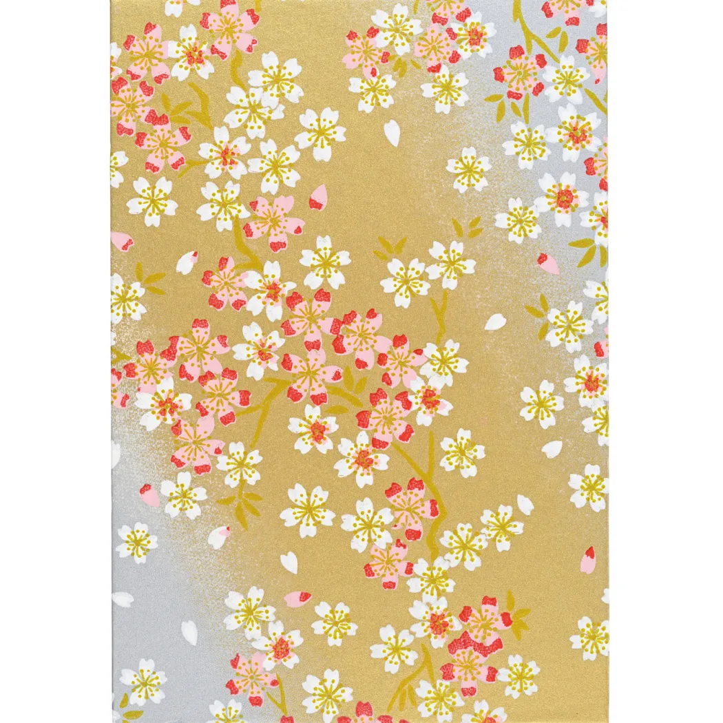 Notebook Goshuincho Gold Flower