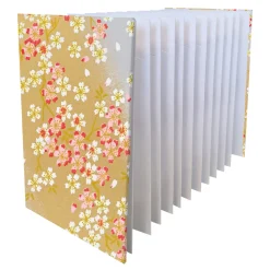 Notebook Goshuincho Gold Flower