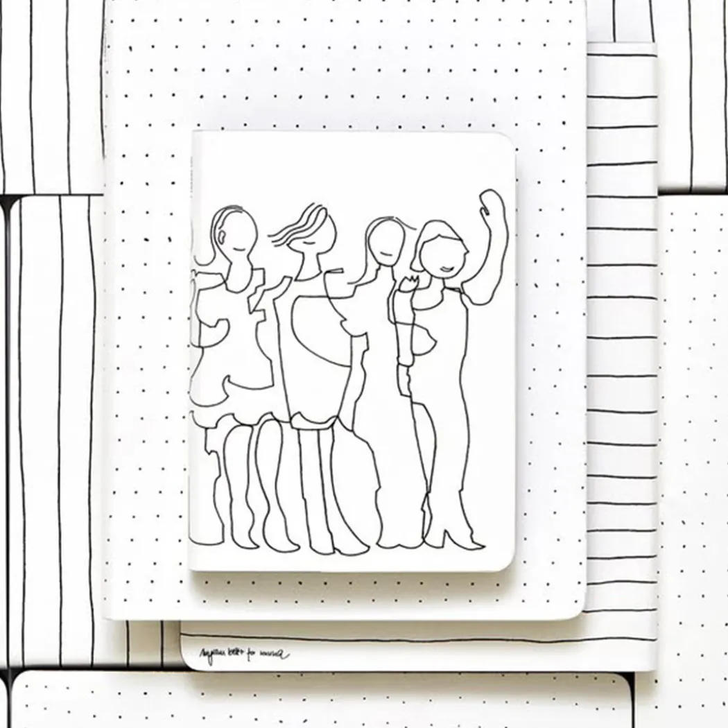 Notebook Graphic S - Friends by Myriam Beltz