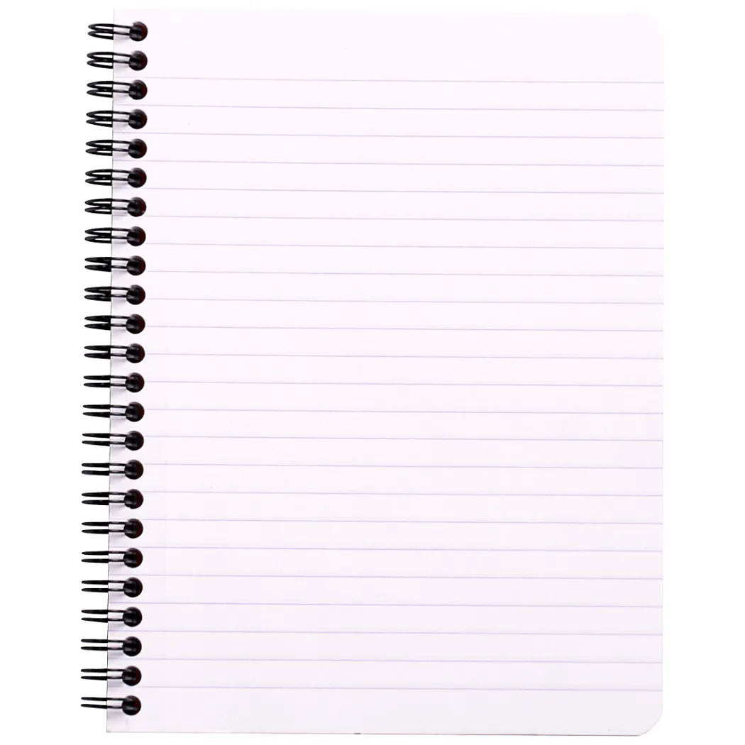 Notebook Spiral Vit A5 Linjerat