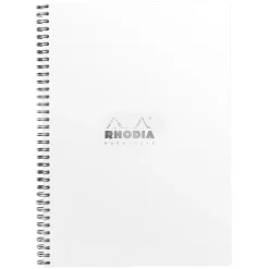 Notebook Spiral Vit A4 Rutat