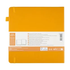Notebook 20x20 cm Hard Cover Japanese Kerria Dotted