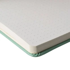 Notebook 13x21 cm Hard Cover Pale Patina Dotted
