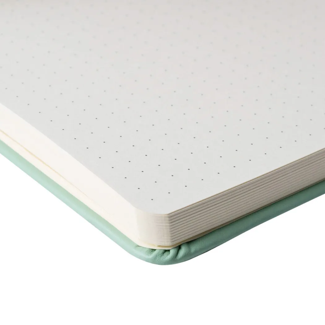 Notebook 13x21 cm Hard Cover Plum Blossom Dotted