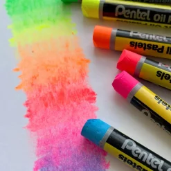 Oljepastell Fluo 6-set