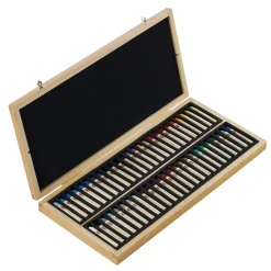 Oljepastell 5ml 50-set Träskrin
