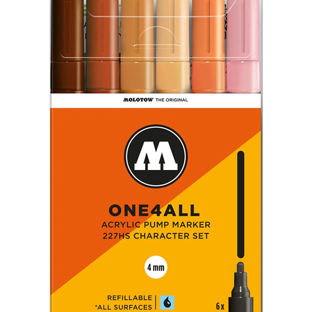 One4All 227HS 4mm Character 6-pack