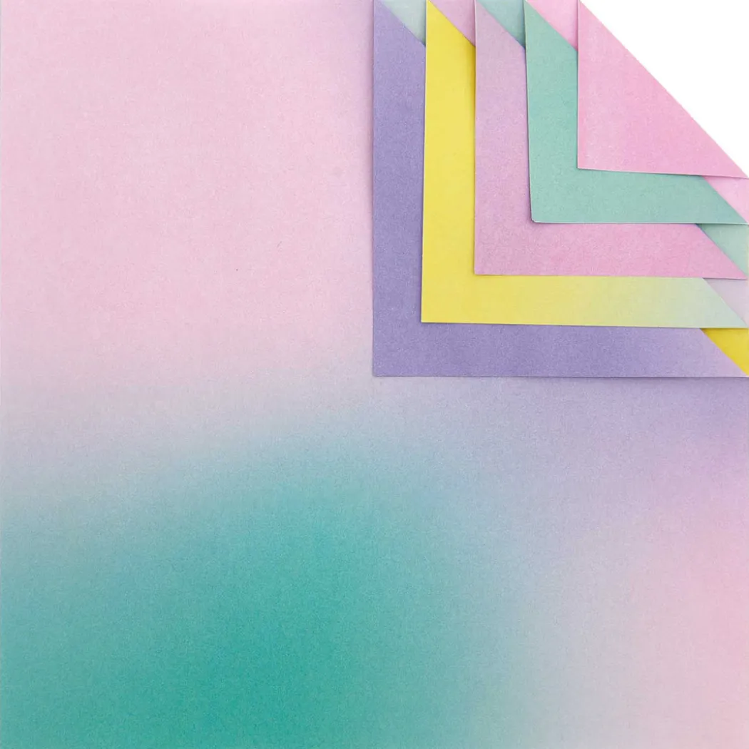Origamipapper Blurry Gradient 15x15 cm 100 ark