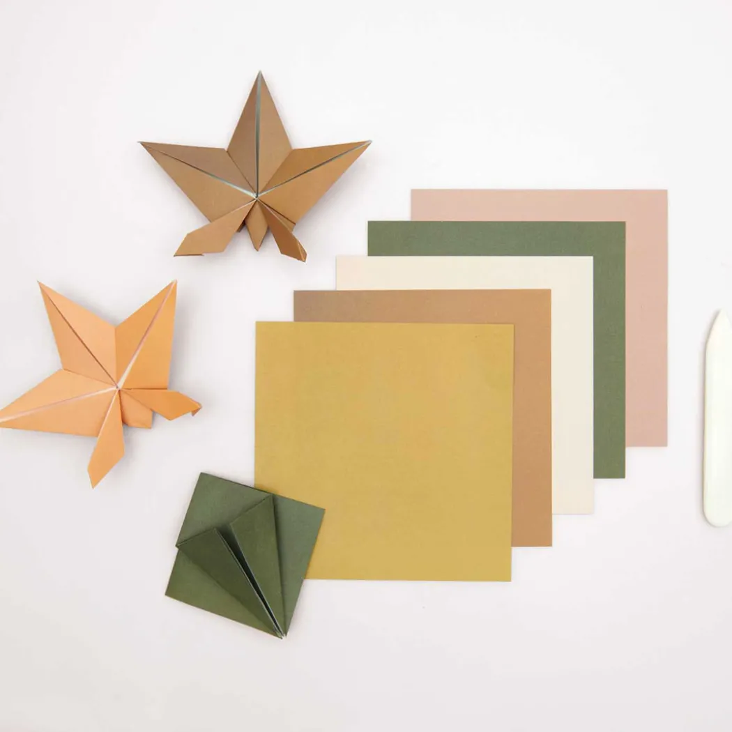Origamipapper Duo Colour Earthy 15x15 cm 100 ark